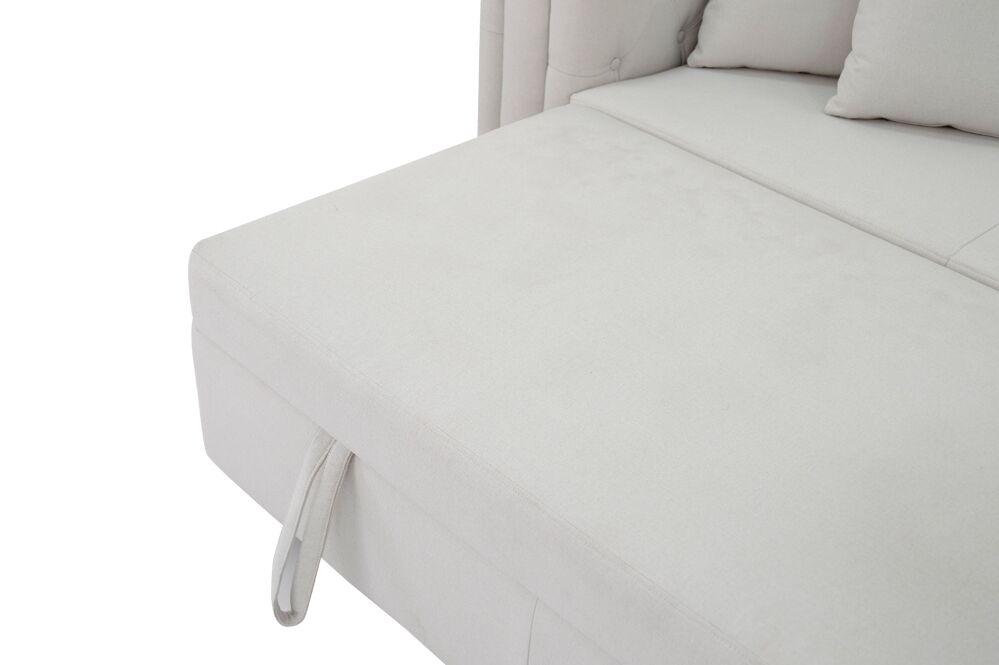 Cover 3-Seater Sofa Bed With Storage - Image 6