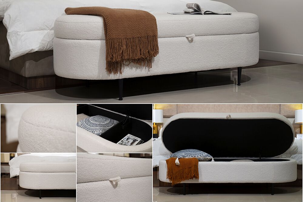 Emma Bed Bench with Storage - Image 8