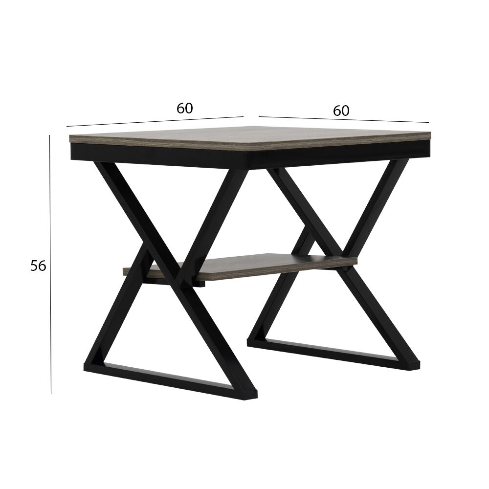 Nile 3-piece Coffee Table Set-Grey - Image 3