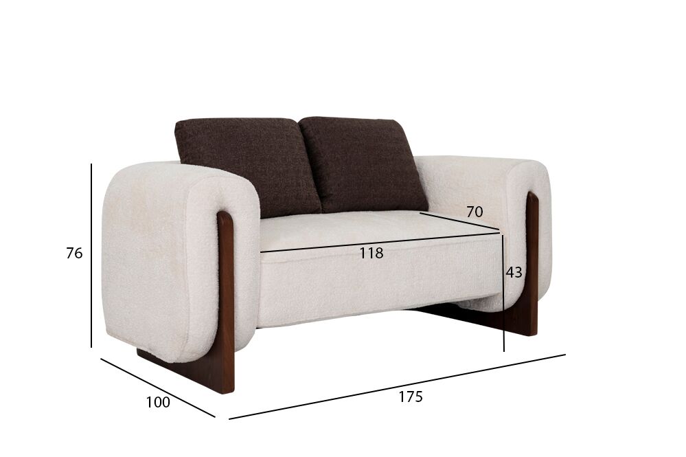 Chance 2 Seater Sofa - Image 2