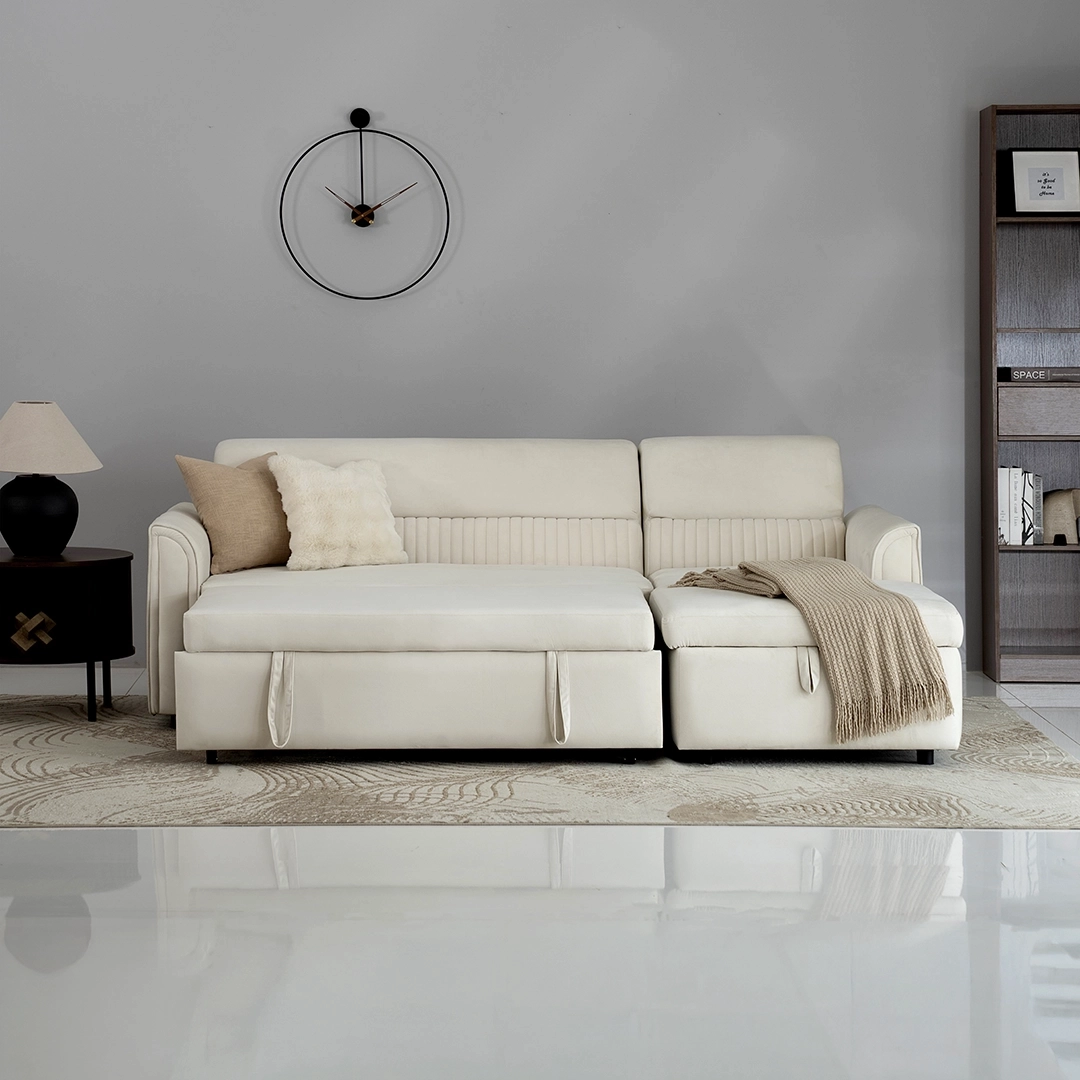 Amaze 3-Seater Corner Sofa Bed With Storage - Image 11