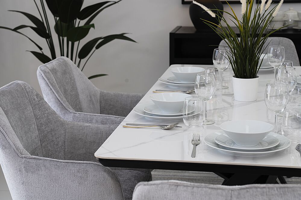 Florence 6-Seater Dining Set - Image 7