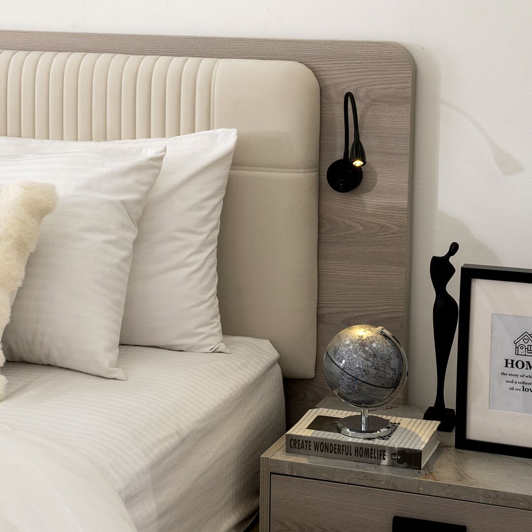 Modena 6-Piece King Bedroom Set-180*200 - Image 2