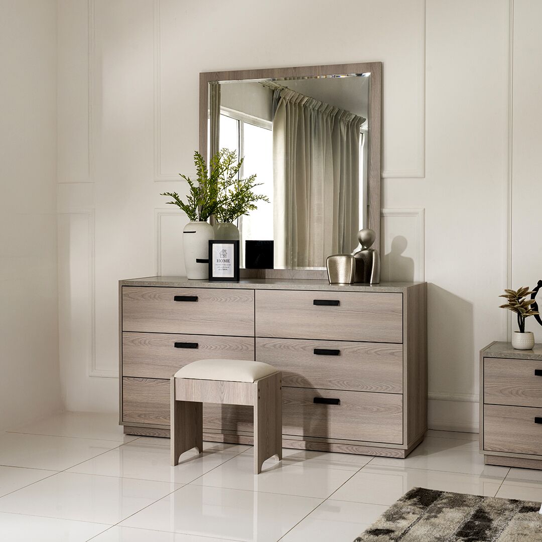 Modena 6-Piece King Bedroom Set-180*200 - Image 6