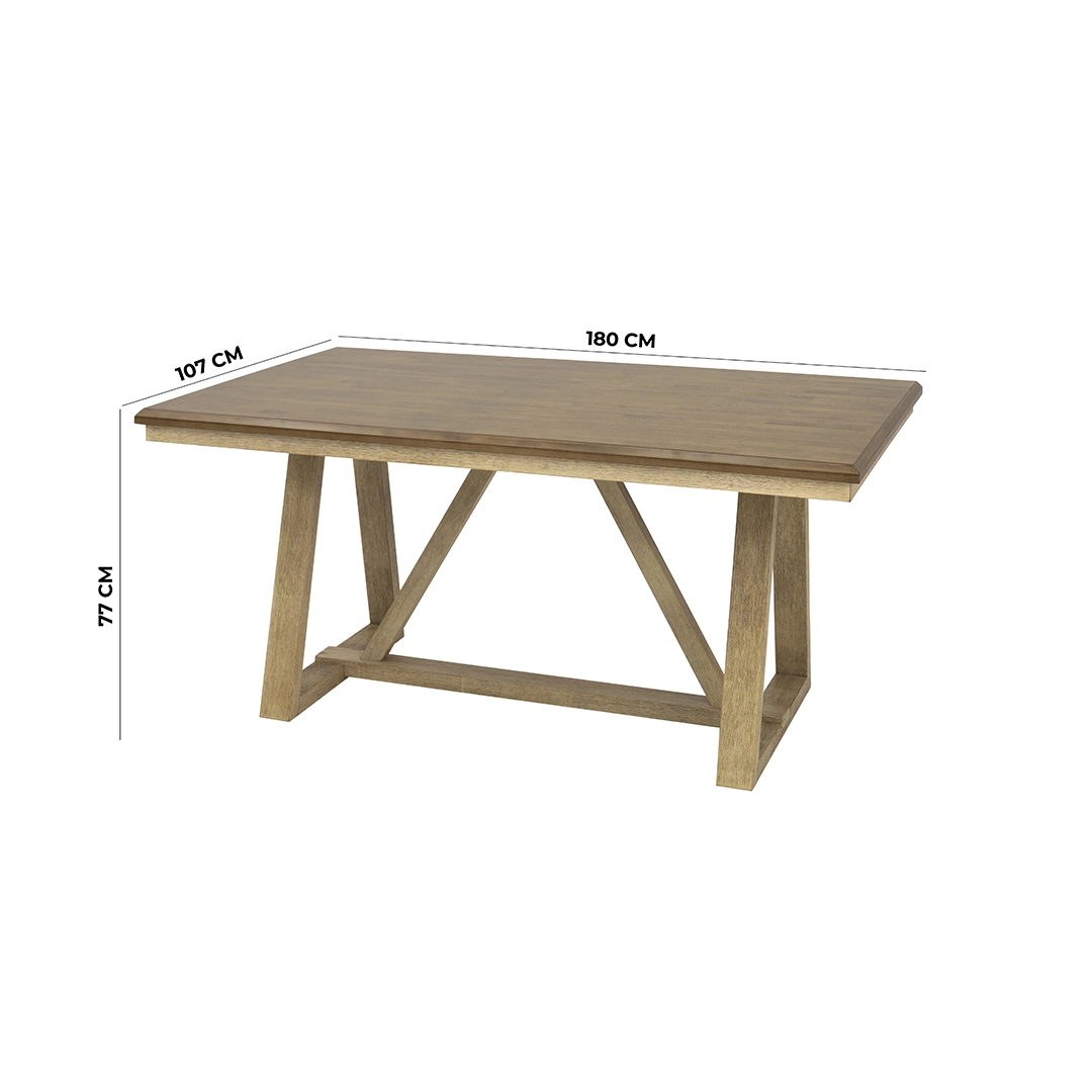 Begonia 6-Seater Dining Set - Image 2