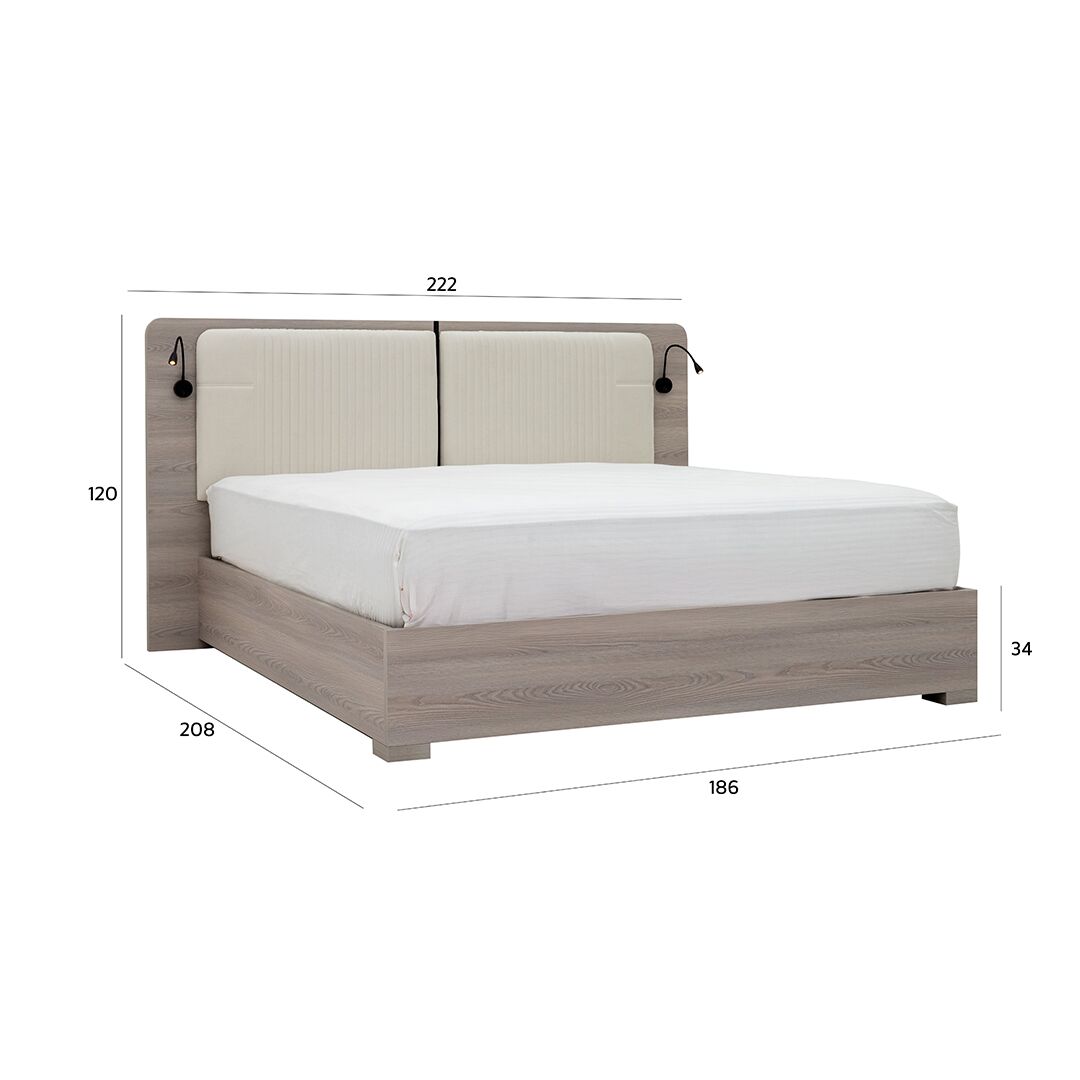 Modena 6-Piece King Bedroom Set-180*200 - Image 24