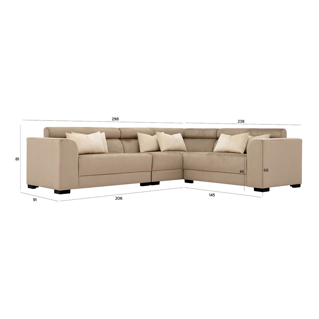 Akela 5-Seater Corner Sofa - Image 2