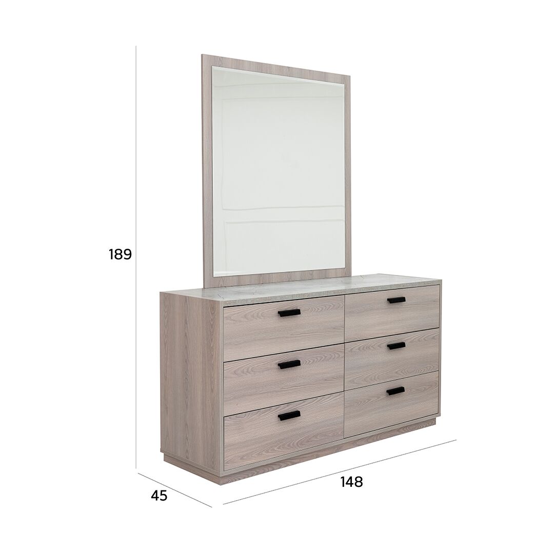 Modena 6-Piece King Bedroom Set-180*200 - Image 25