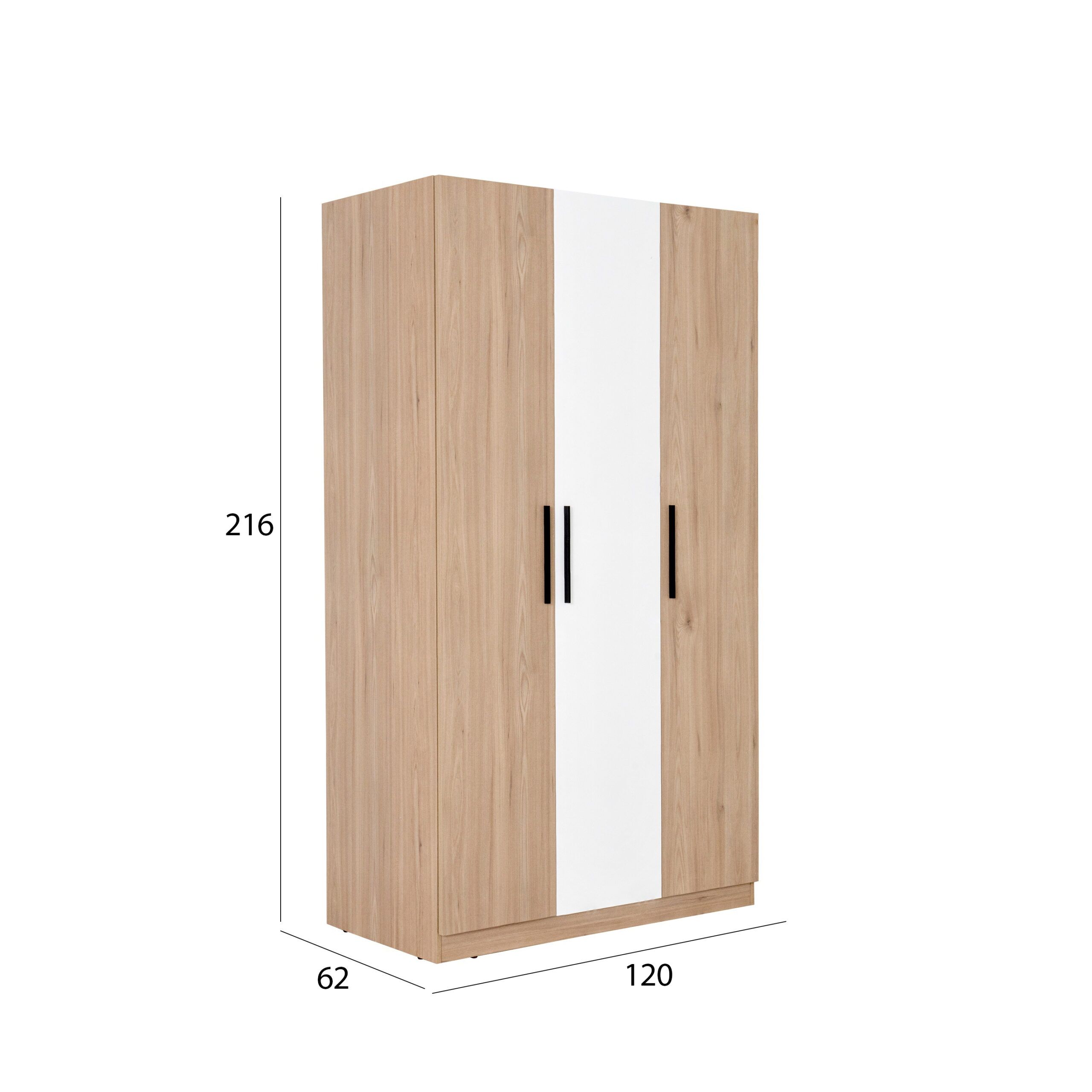 Nella 3 Door Wardrobe - Image 2