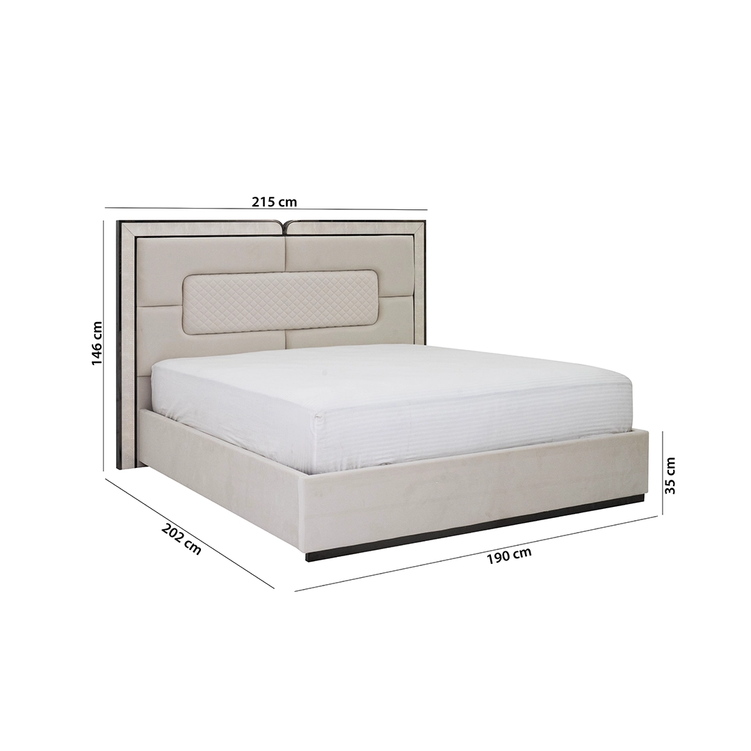 Jasmine 6-Piece King Bedroom Set-180*200 cm - Image 2