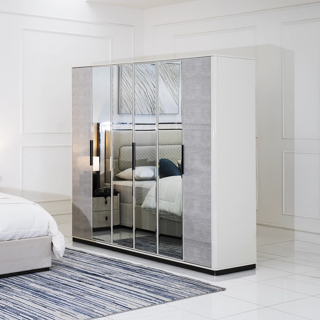 Jasmine 6-Piece King Bedroom Set-180*200 cm - Image 14