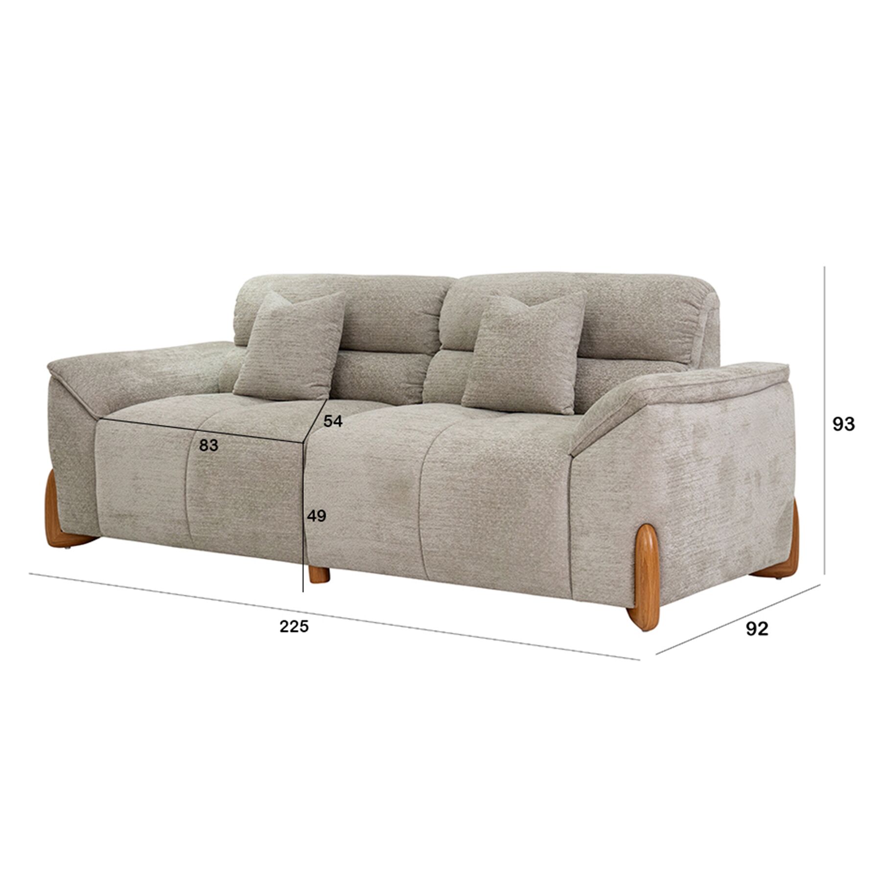 Franklin 3 Seater Sofa - Image 2