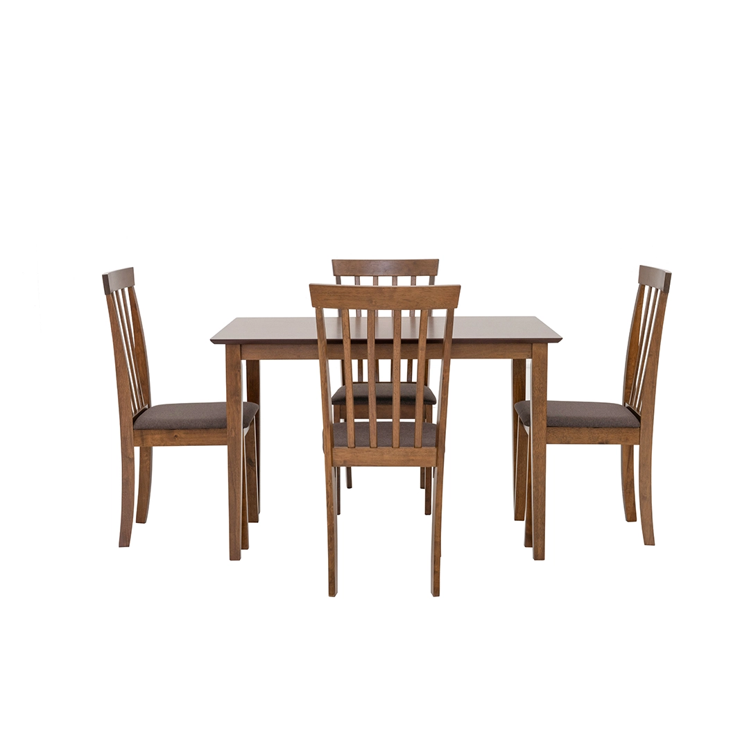 Broadway 4-Seater Dining Set-Antique Oak - Image 4