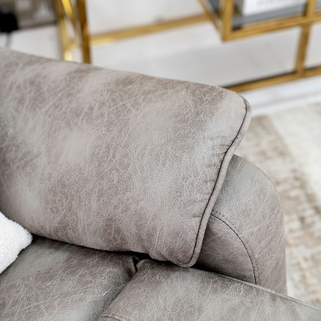 Morano Recliner Sofa-Grey - Image 6