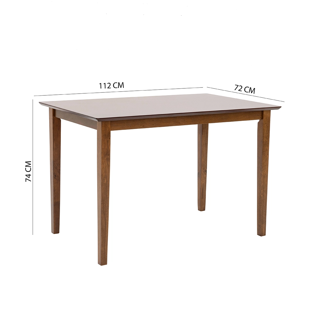 Broadway 4-Seater Dining Set-Antique Oak - Image 2