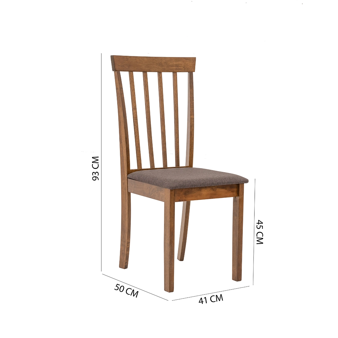 Broadway 4-Seater Dining Set-Antique Oak - Image 3