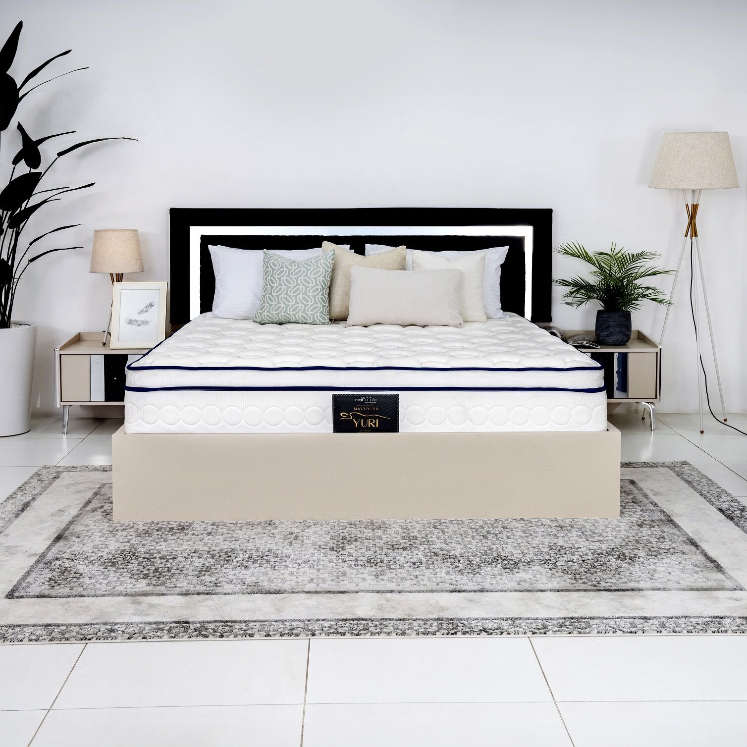 Yuri Gel-Infused Memory Foam Pocket Spring Queen Mattress-160x200x33 cm - Image 10