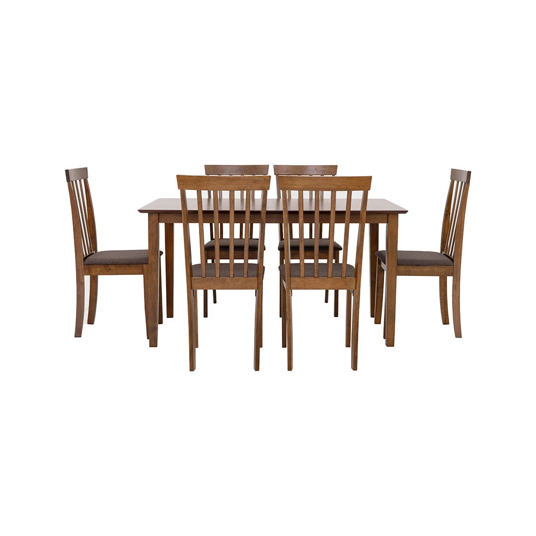 Broadway 6-Seater Dining Set-Antique Oak - Image 4