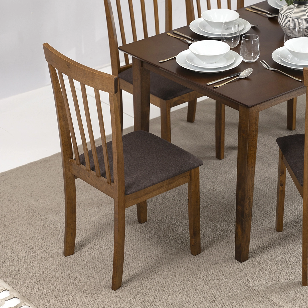 Broadway 6-Seater Dining Set-Antique Oak - Image 5