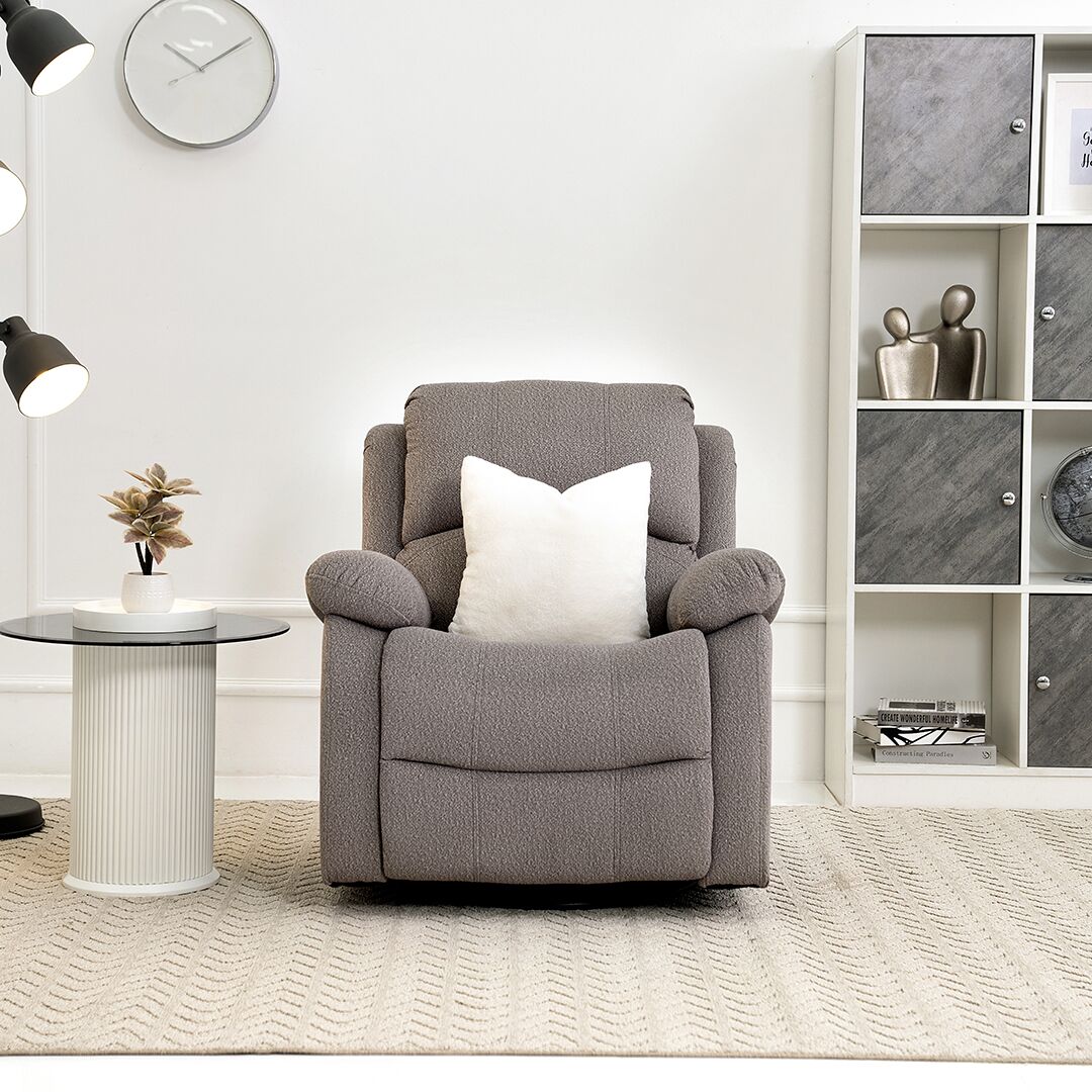 Bruno Recliner-Light Grey - Image 6