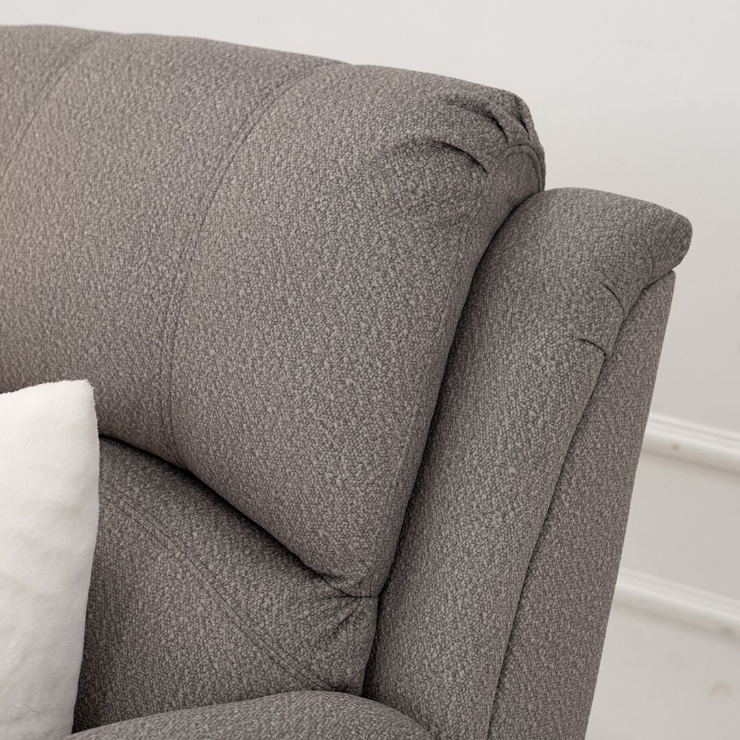 Bruno Recliner-Light Grey - Image 3