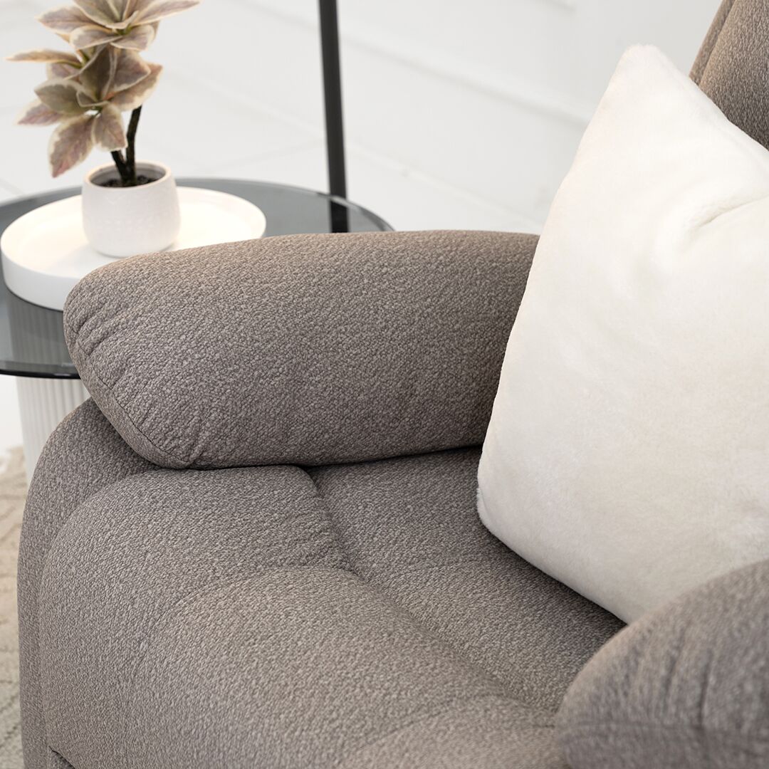 Bruno Recliner-Light Grey - Image 4