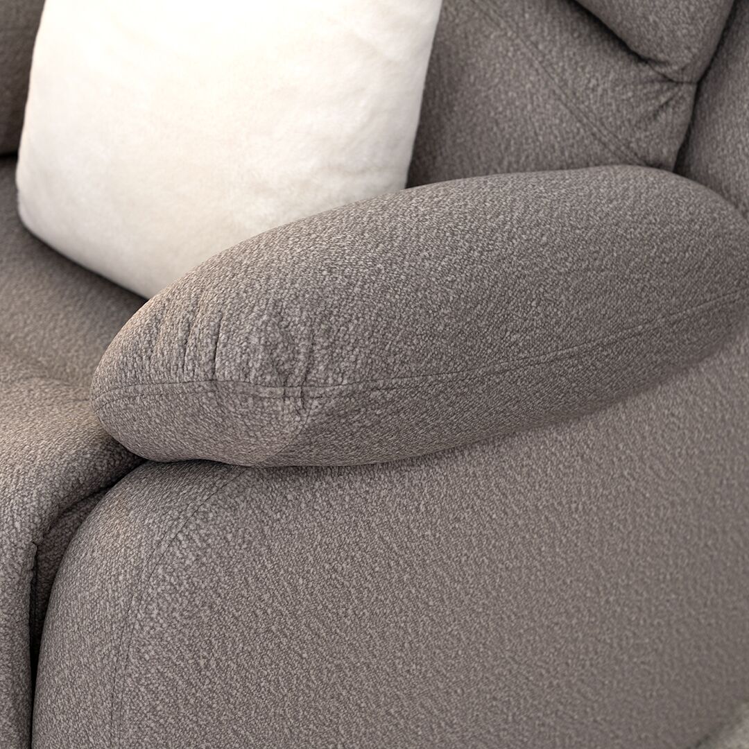 Bruno Recliner-Light Grey - Image 5