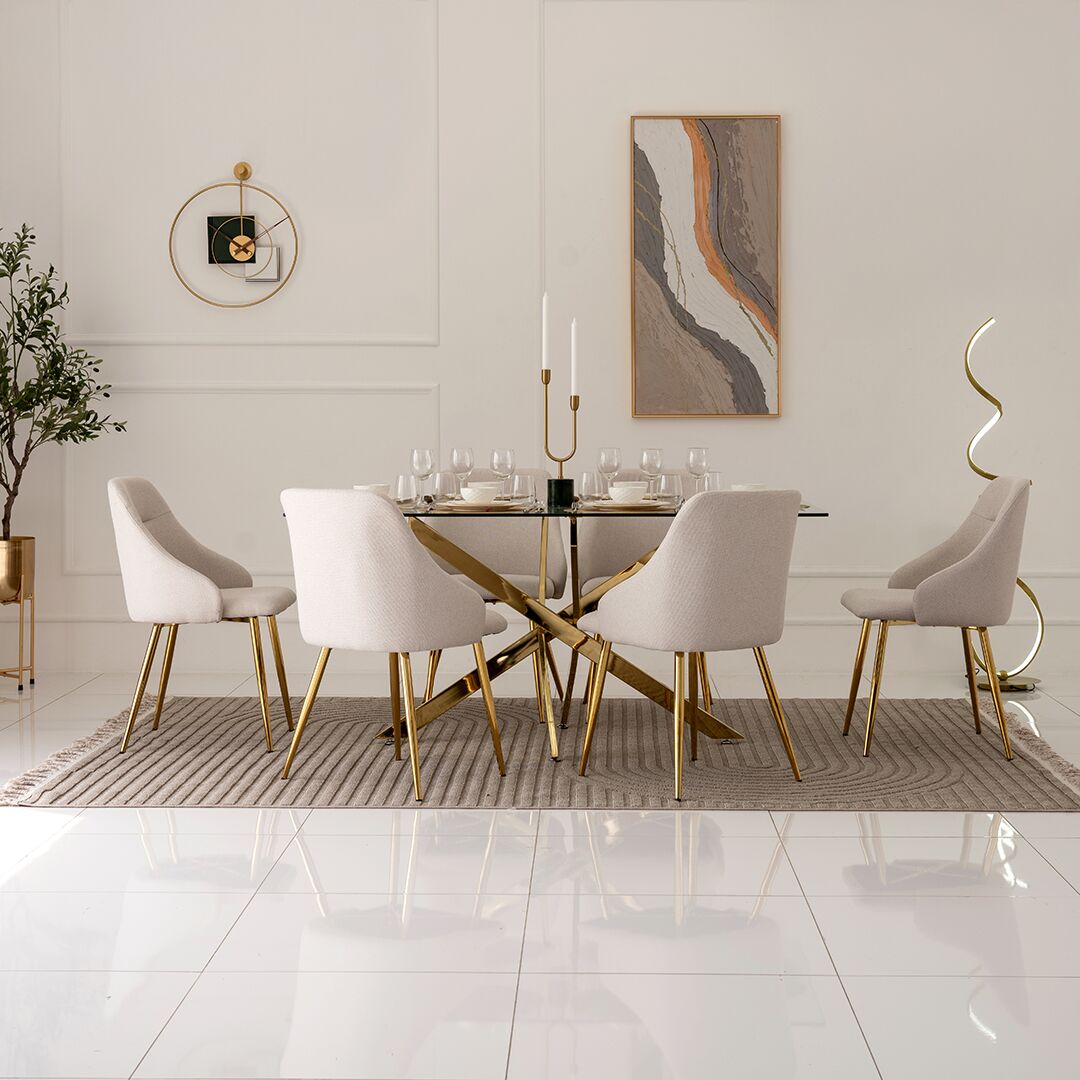 Maya 6-Seater Dining Set - Image 9