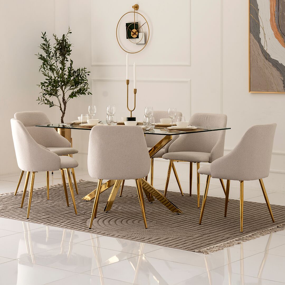 Maya 6-Seater Dining Set - Image 10