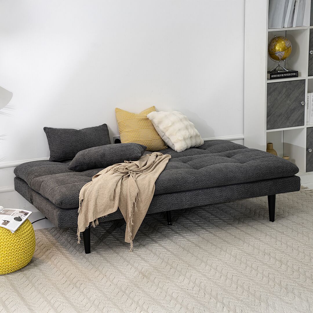 Sevina Sofa Bed-Dark Grey - Image 8