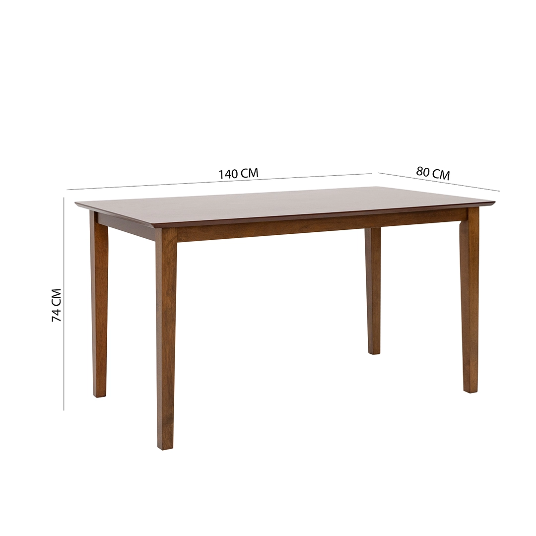 Broadway 6-Seater Dining Set-Antique Oak - Image 3