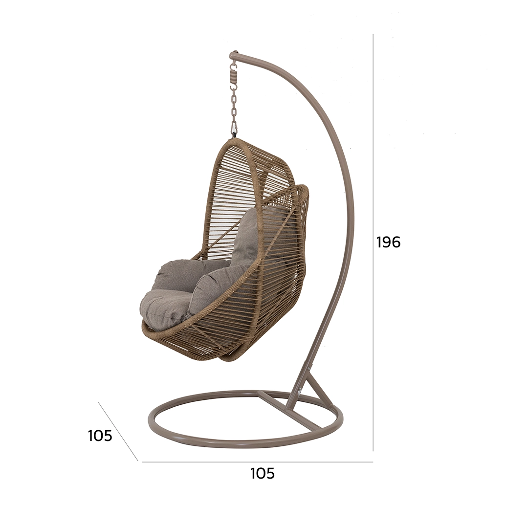 Kooka Swing Chair-Sand - Image 2