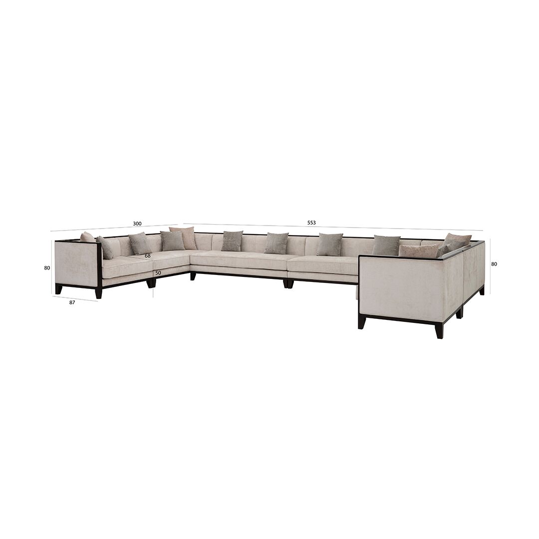 The Yaseen Majlis Corner Sofa - Image 2