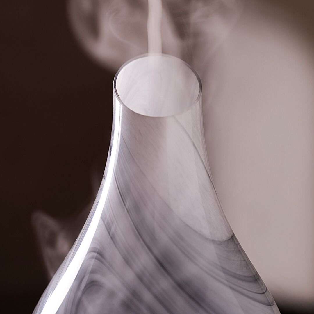 Aurenza 100ml Glass Aroma Diffuser White - Image 3