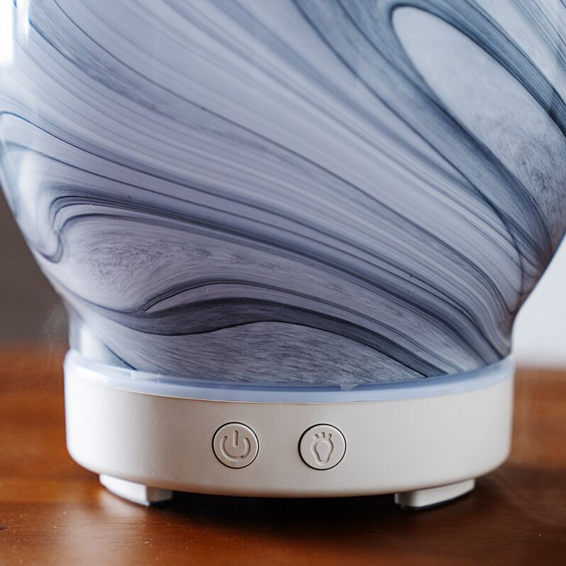 Aurenza 100ml Glass Aroma Diffuser White - Image 4