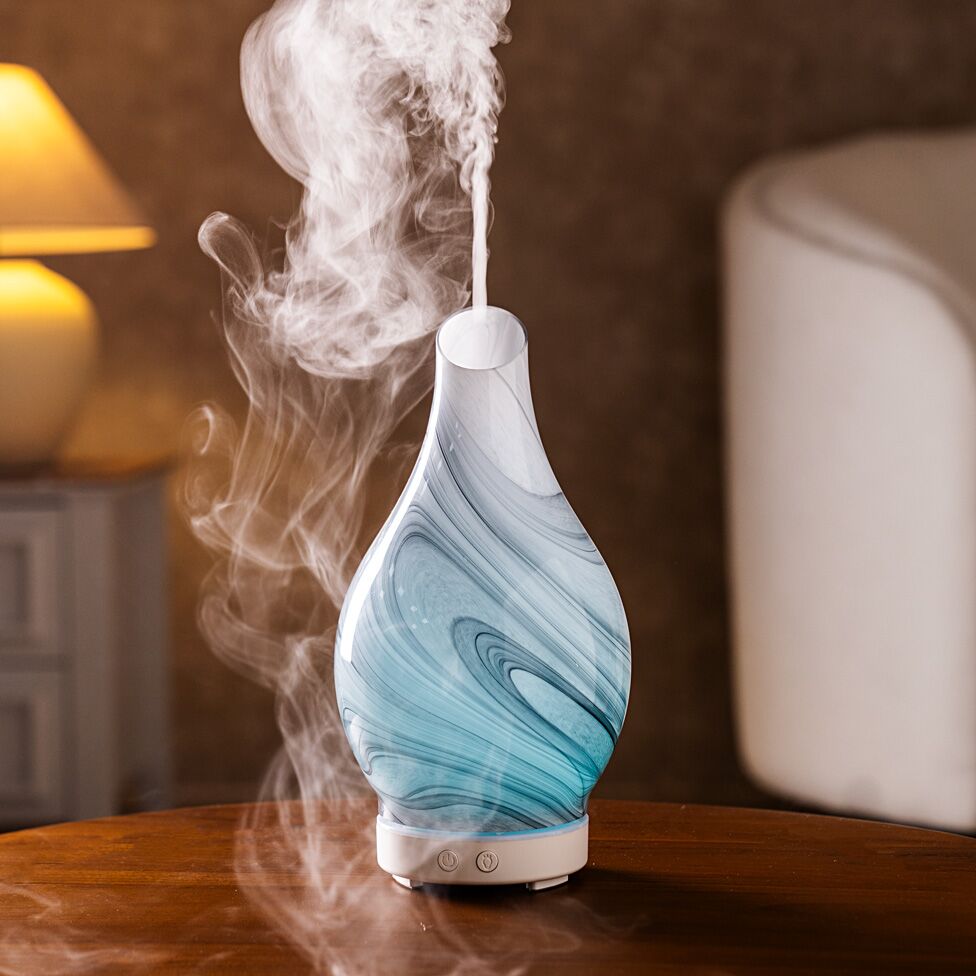 Aurenza 100ml Glass Aroma Diffuser White - Image 5