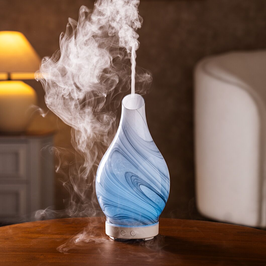 Aurenza 100ml Glass Aroma Diffuser White - Image 6