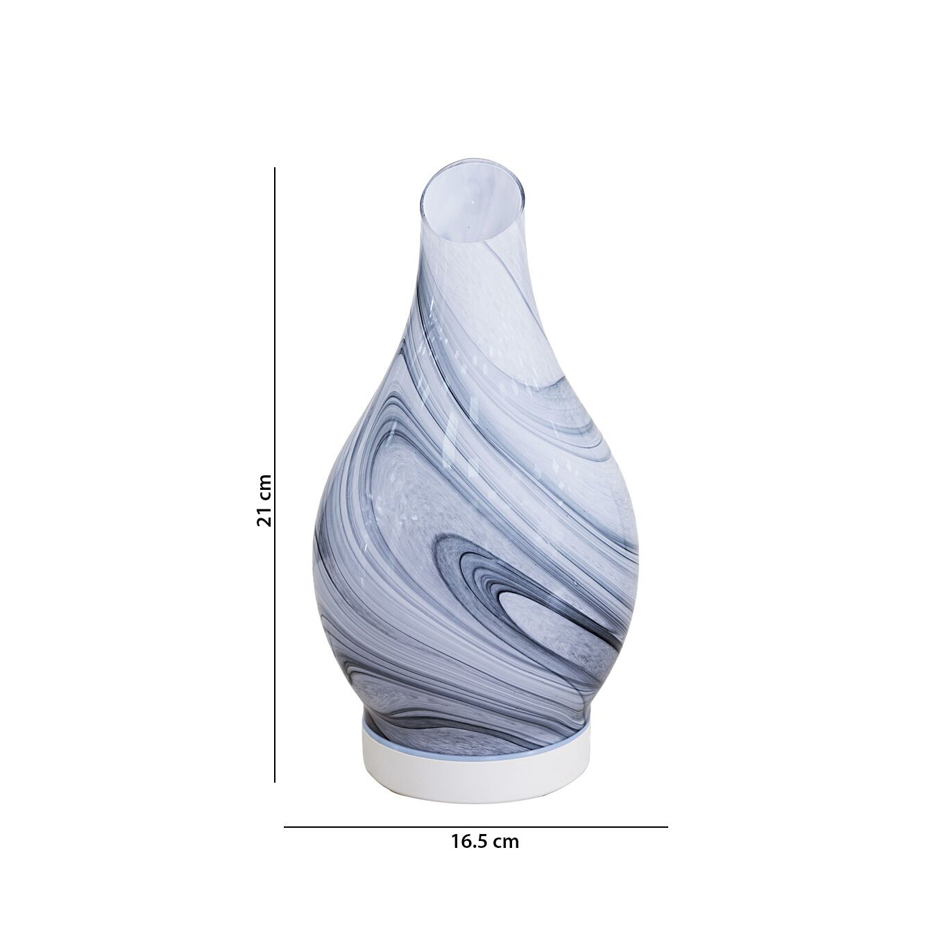 Aurenza 100ml Glass Aroma Diffuser White - Image 2
