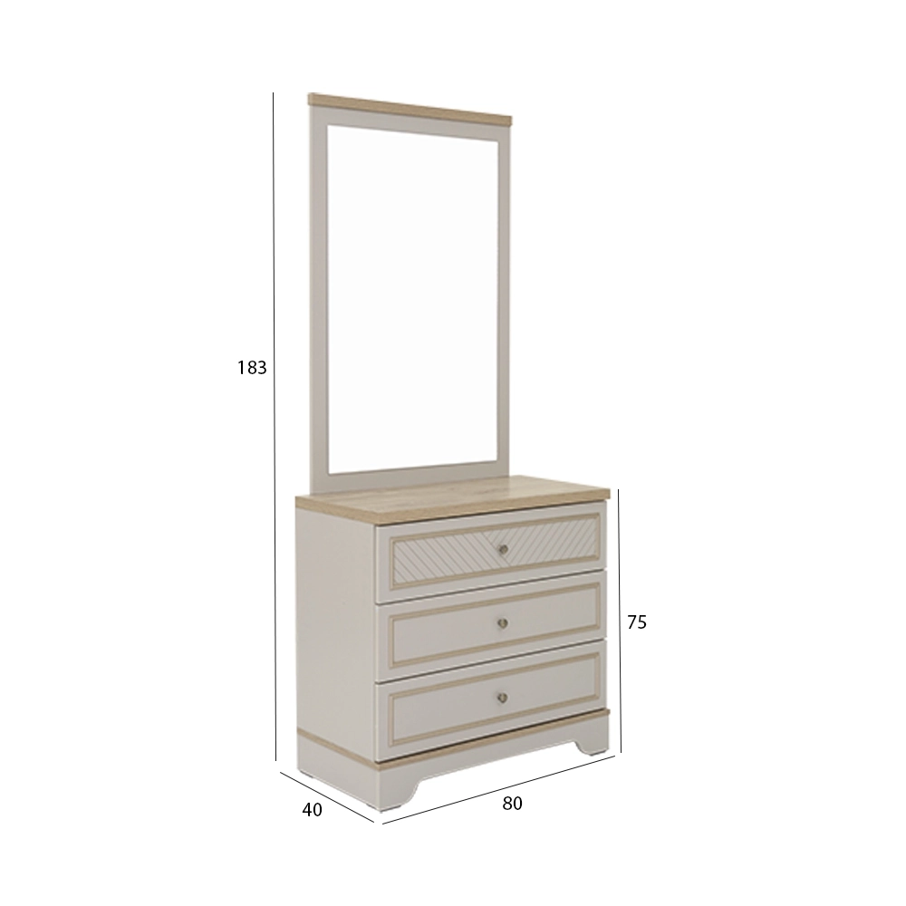 Spinnet Kids Dresser with Mirror - Image 2