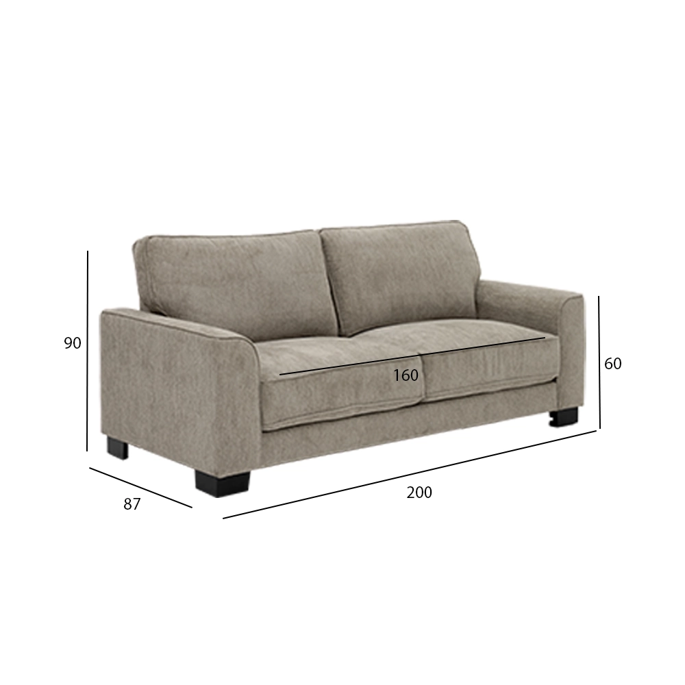 Zendaya 6-Seater Sofa Set-Brown - Image 2