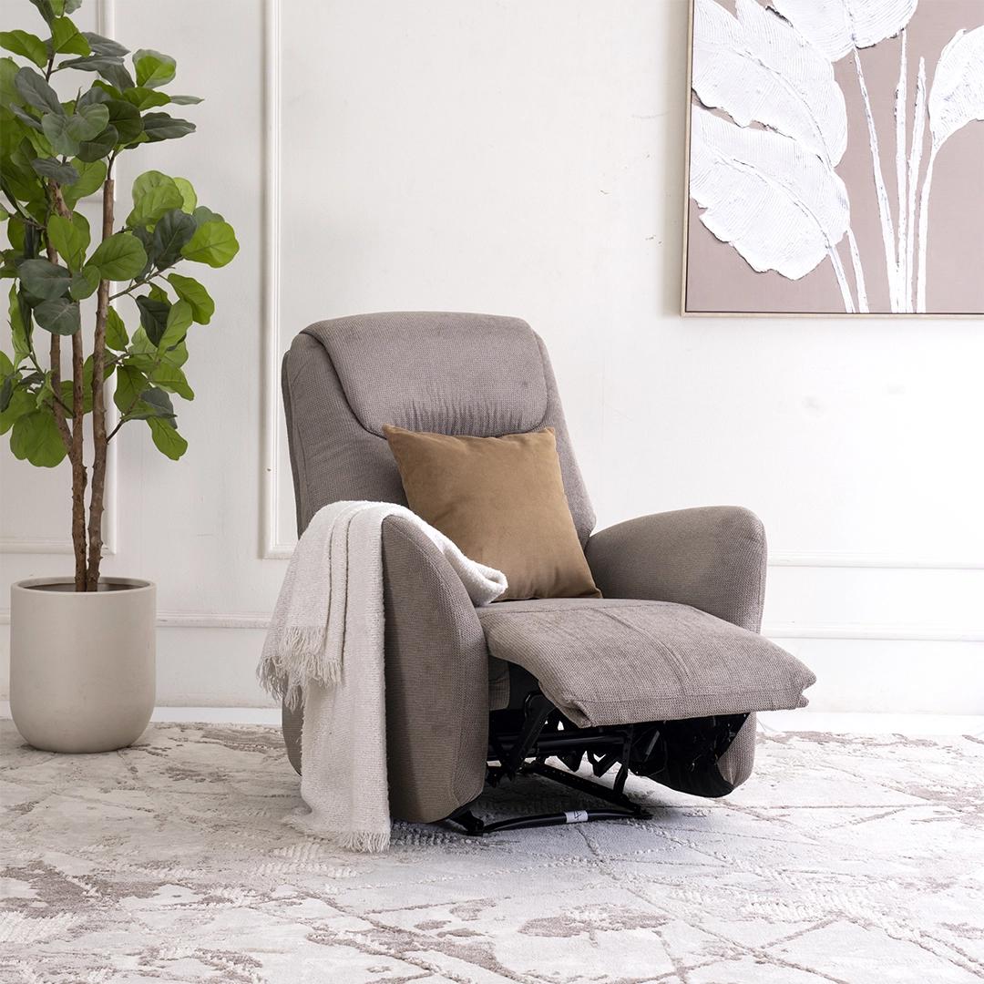 Auko Recliner Sofa-Brown - Image 3