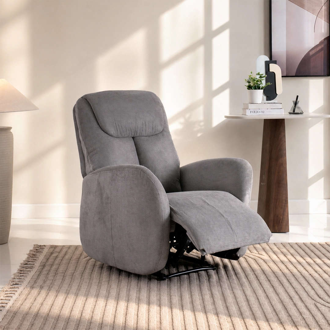 Auko Recliner Sofa-Grey - Image 4