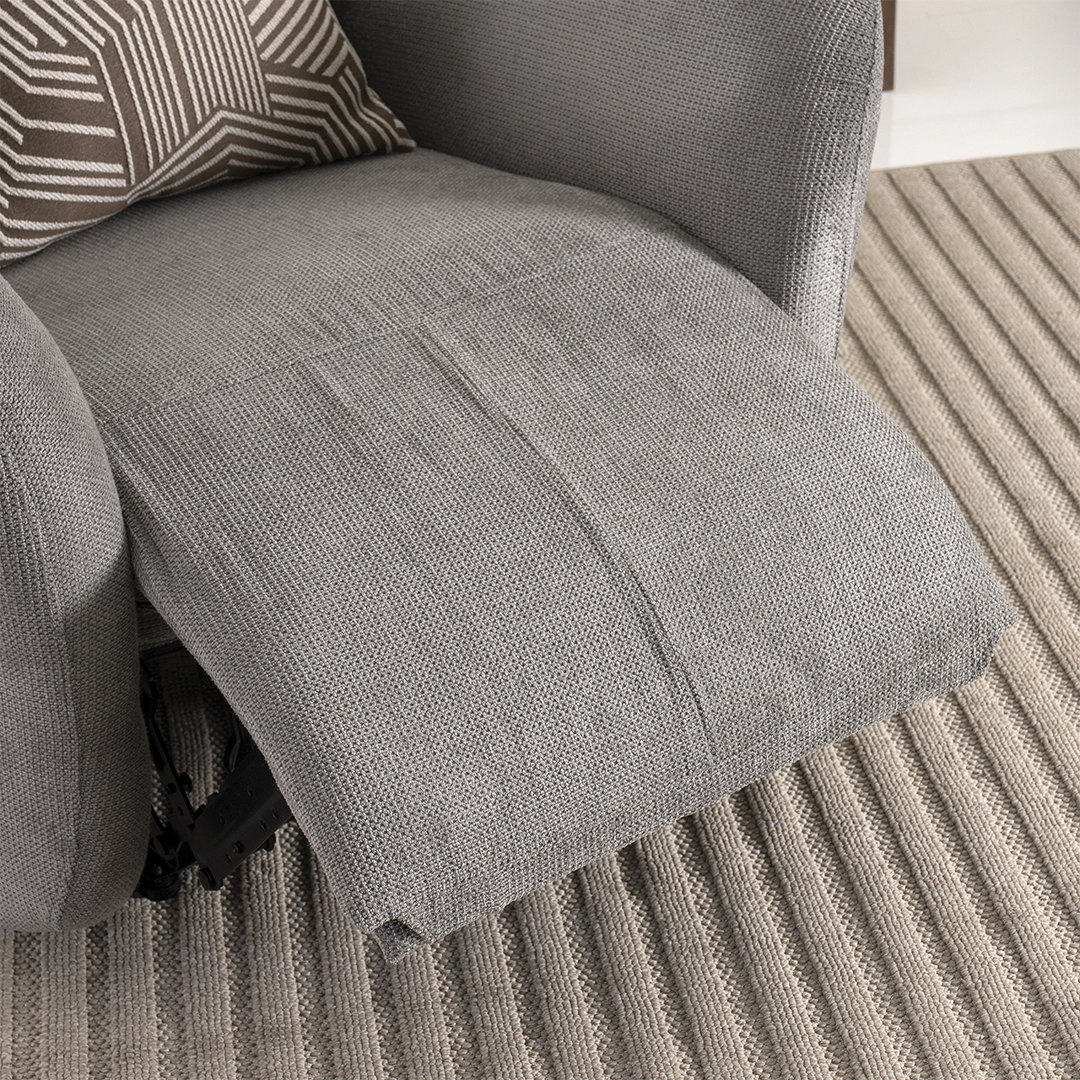 Auko Recliner Sofa-Grey - Image 7
