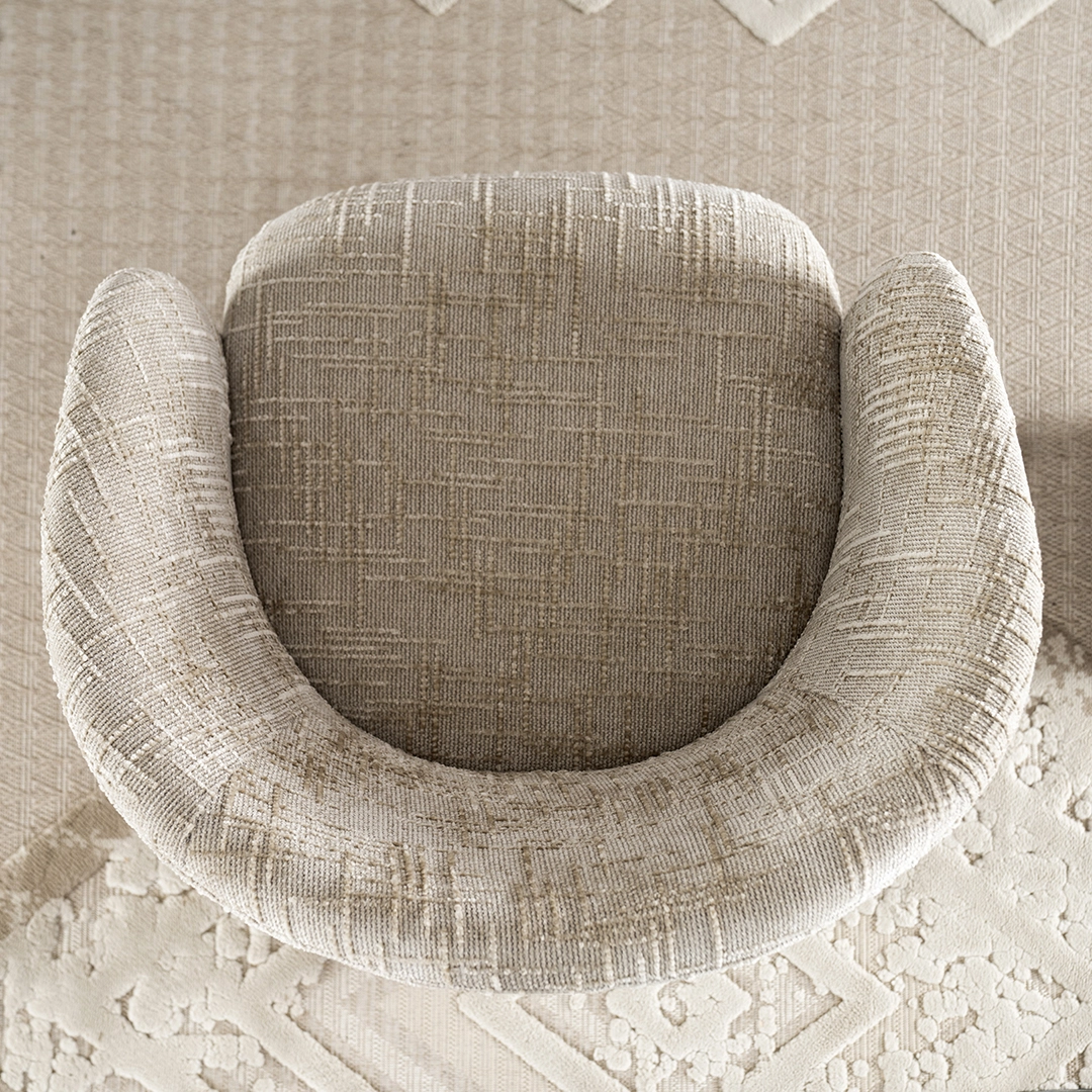 Paula Leisure Chair-Beige - Image 5