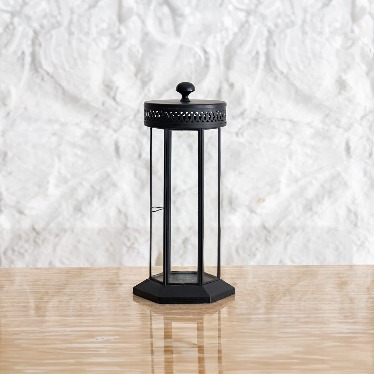 Mesa metal antique finish lantern 15X13X33 CM - Image 4
