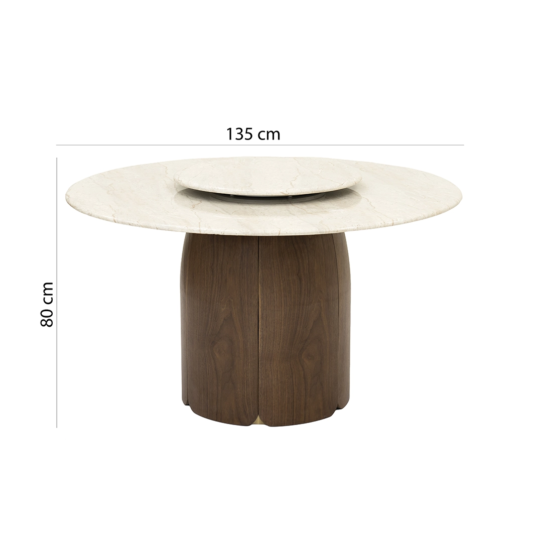 Petals 6-Seater Round Dining Set - Image 2