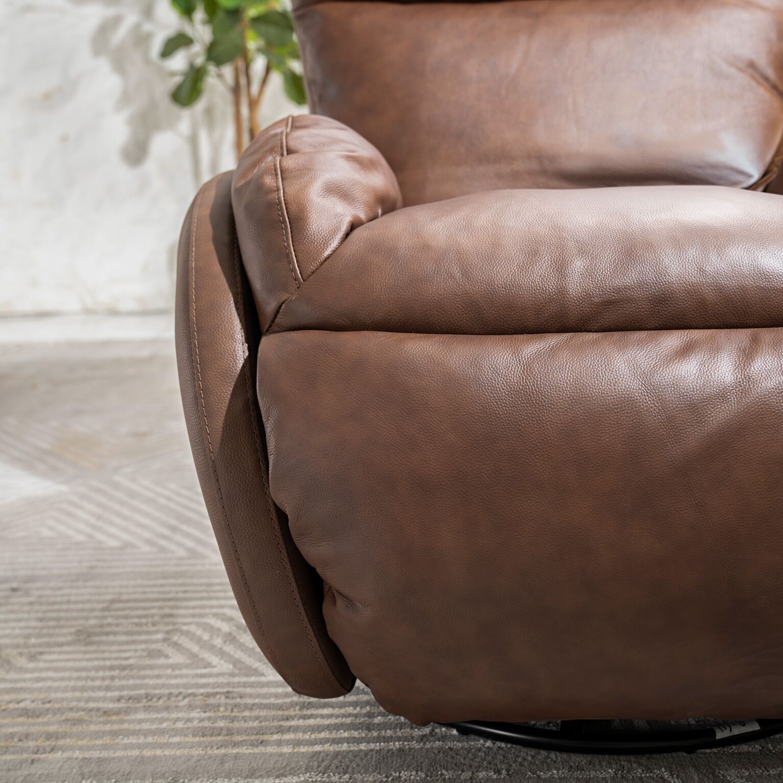 Spring Electric Recliner-Brown - Image 11