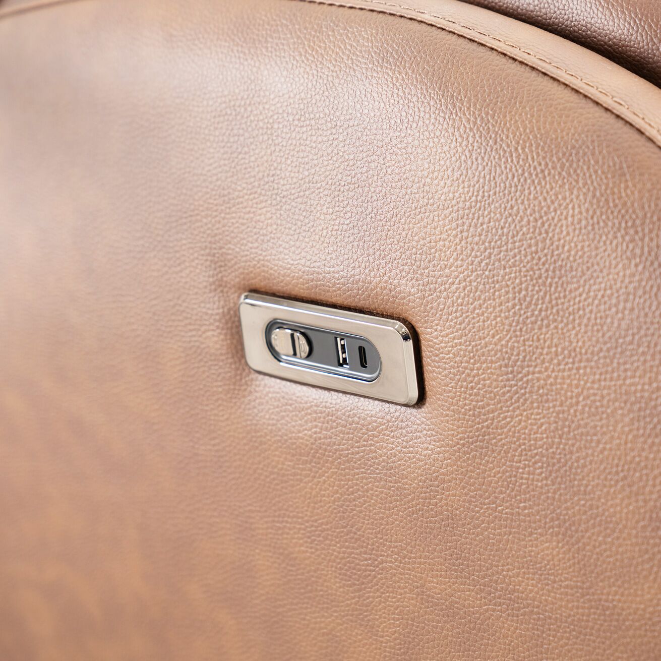 Spring Electric Recliner-Brown - Image 8