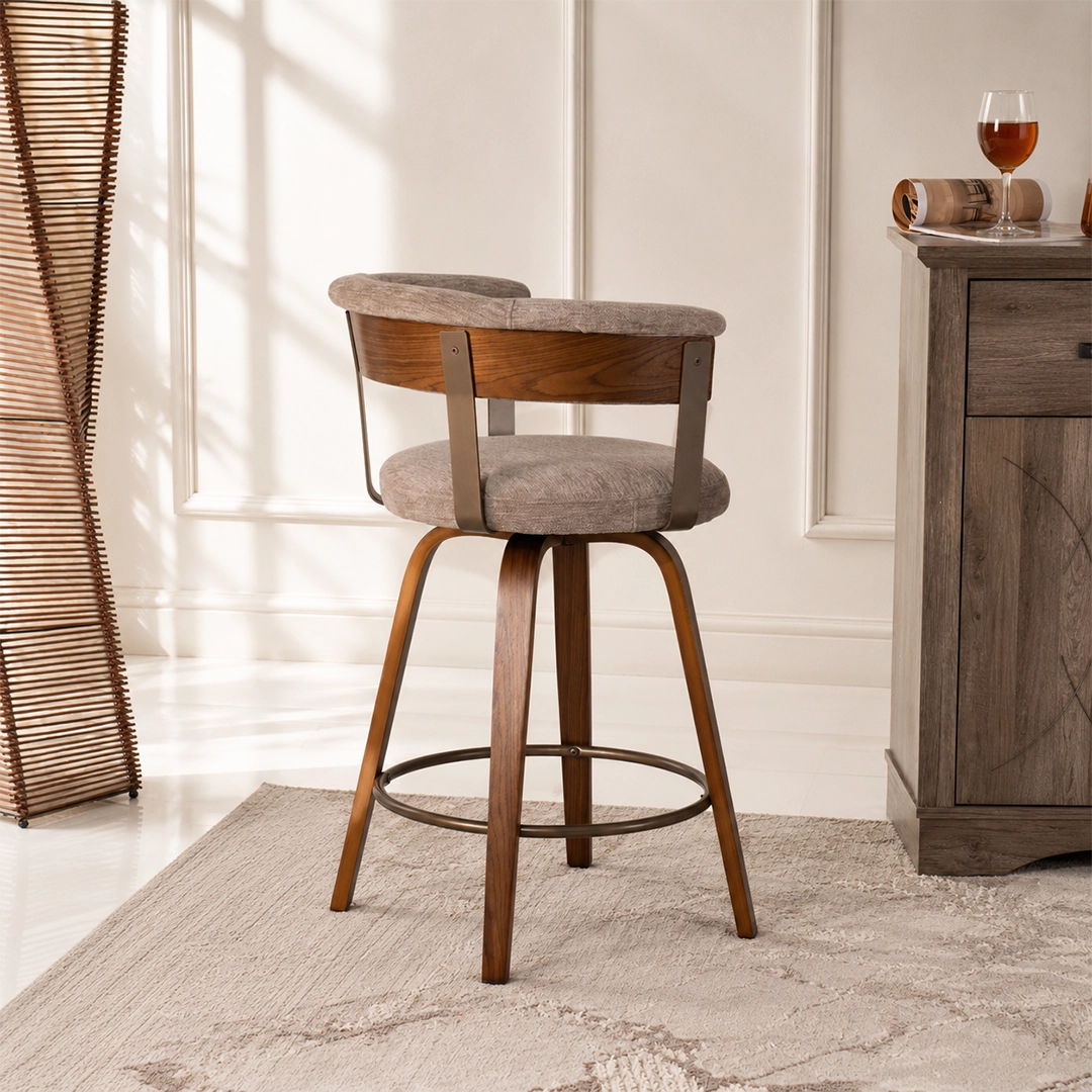 Juniper Bar Chair-Walnut - Image 3