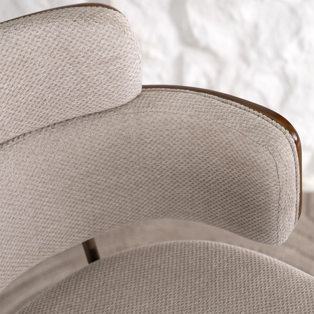 Viola Bar Chair-Beige - Image 7